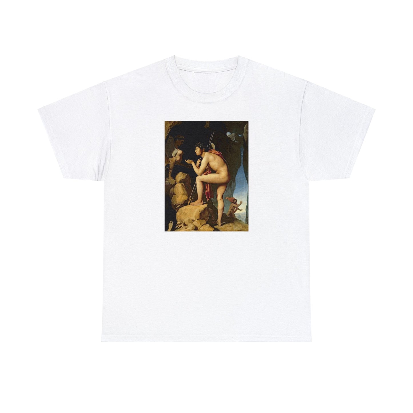 T-shirt - "Œdipe explique l'énigme du sphinx"