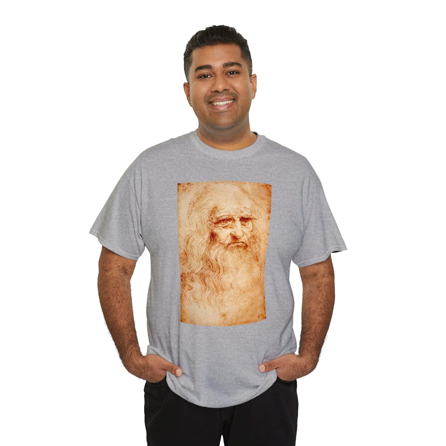 T-shirt - "Autoportrait (Léonard De Vinci)"