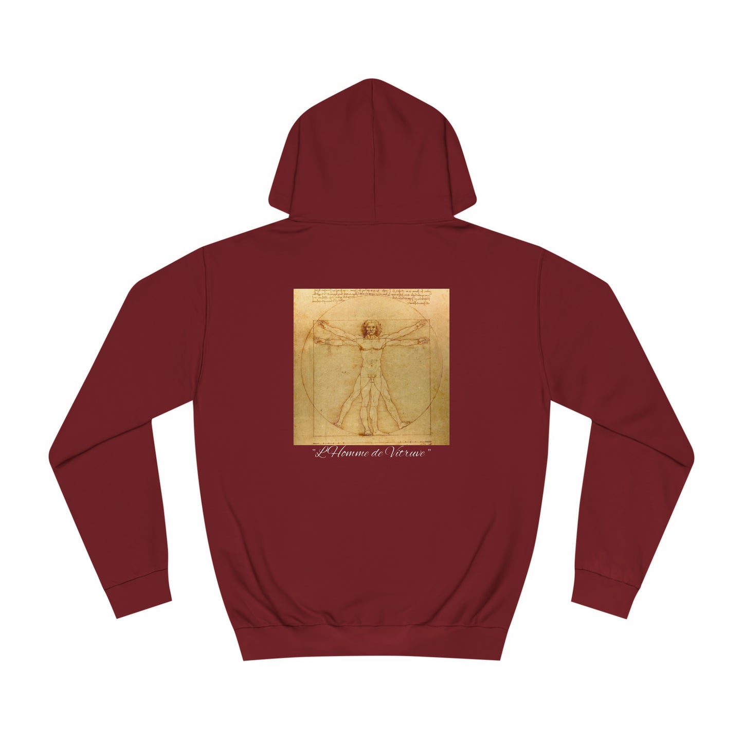 Sweat à capuche - "L'homme de Vitruve"