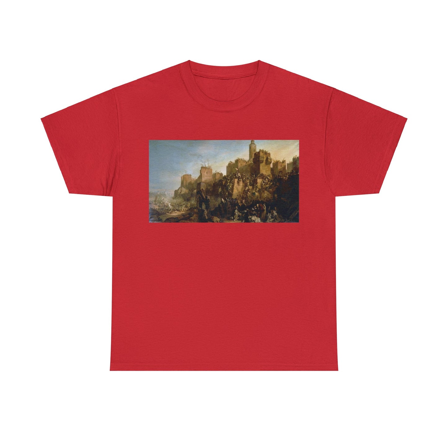 T-shirt - "Jacques de Molay prend Jérusalem en 1299"