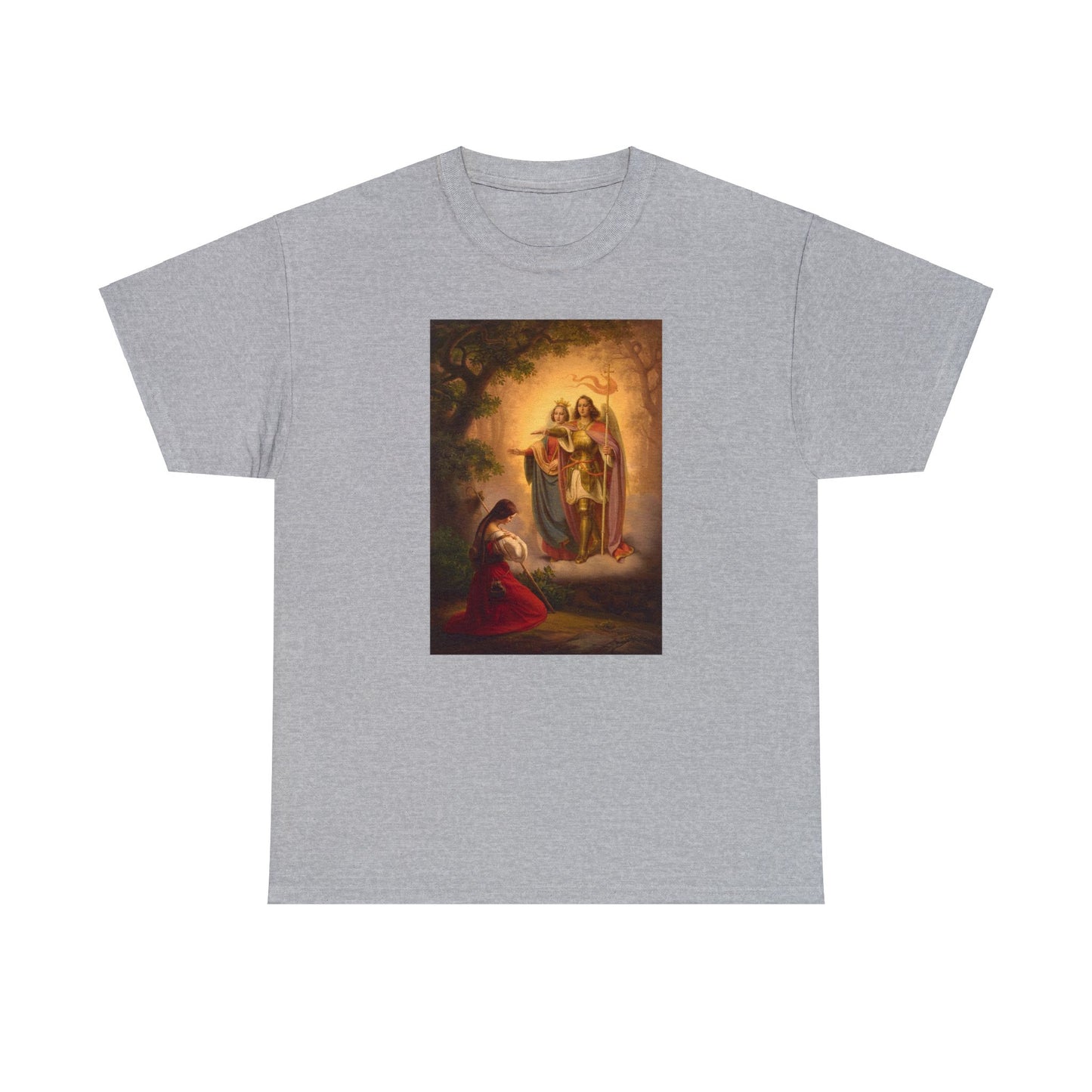 T-shirt - "Apparition de Sainte Catherine et Michel à Jeanne d'Arc"
