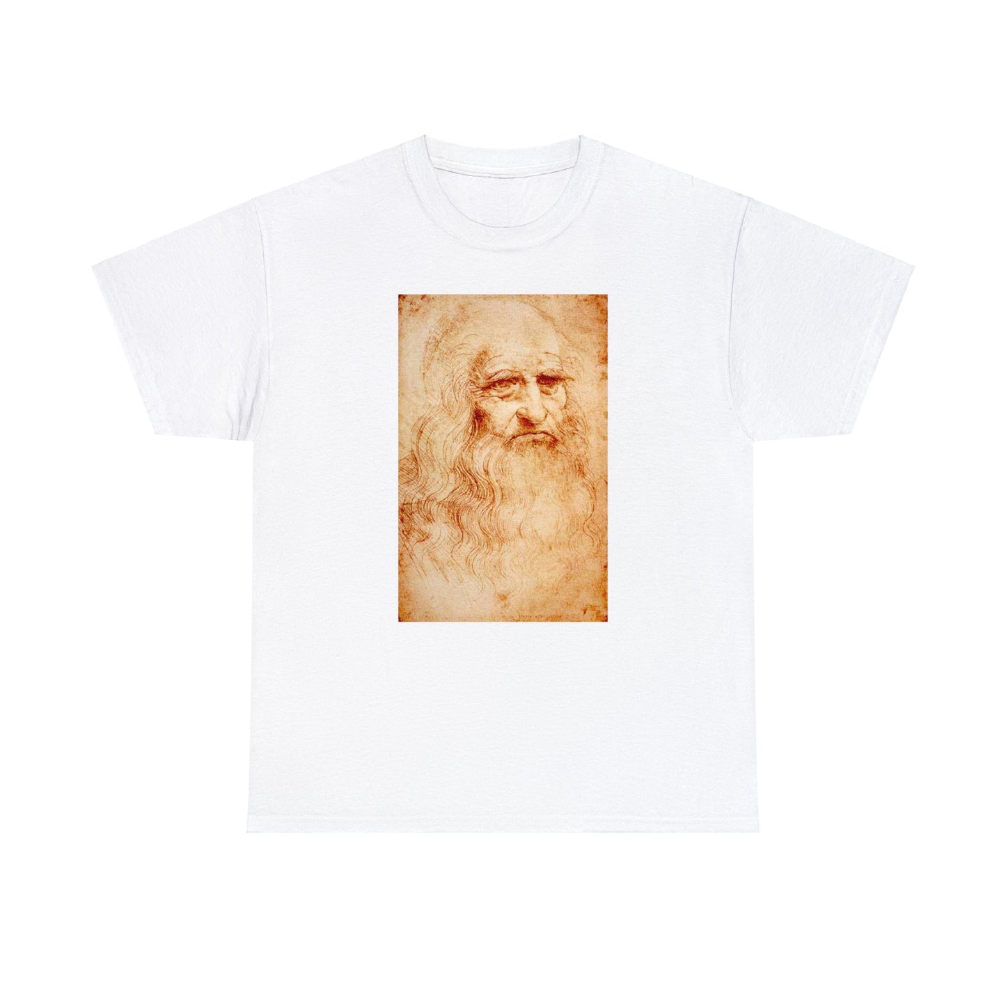 T-shirt - "Autoportrait (Léonard De Vinci)"