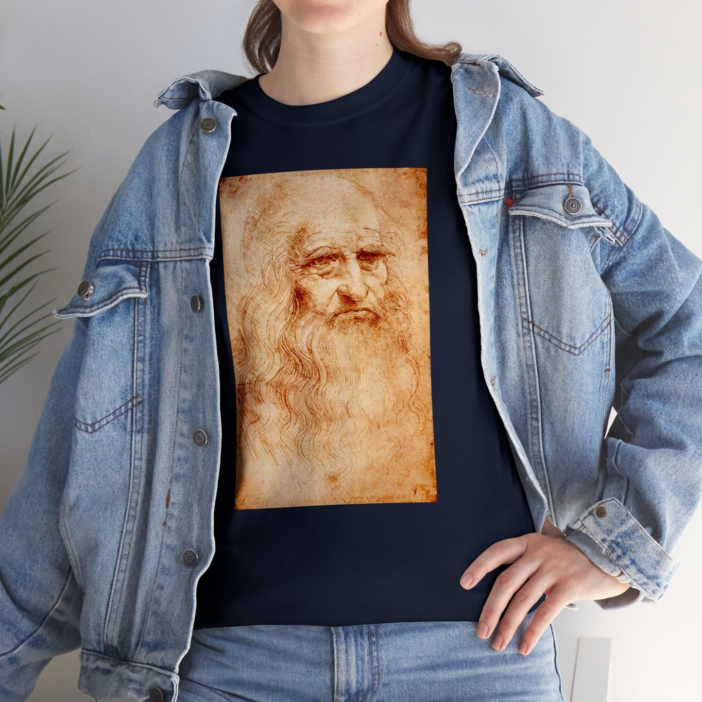T-shirt - "Autoportrait (Léonard De Vinci)"