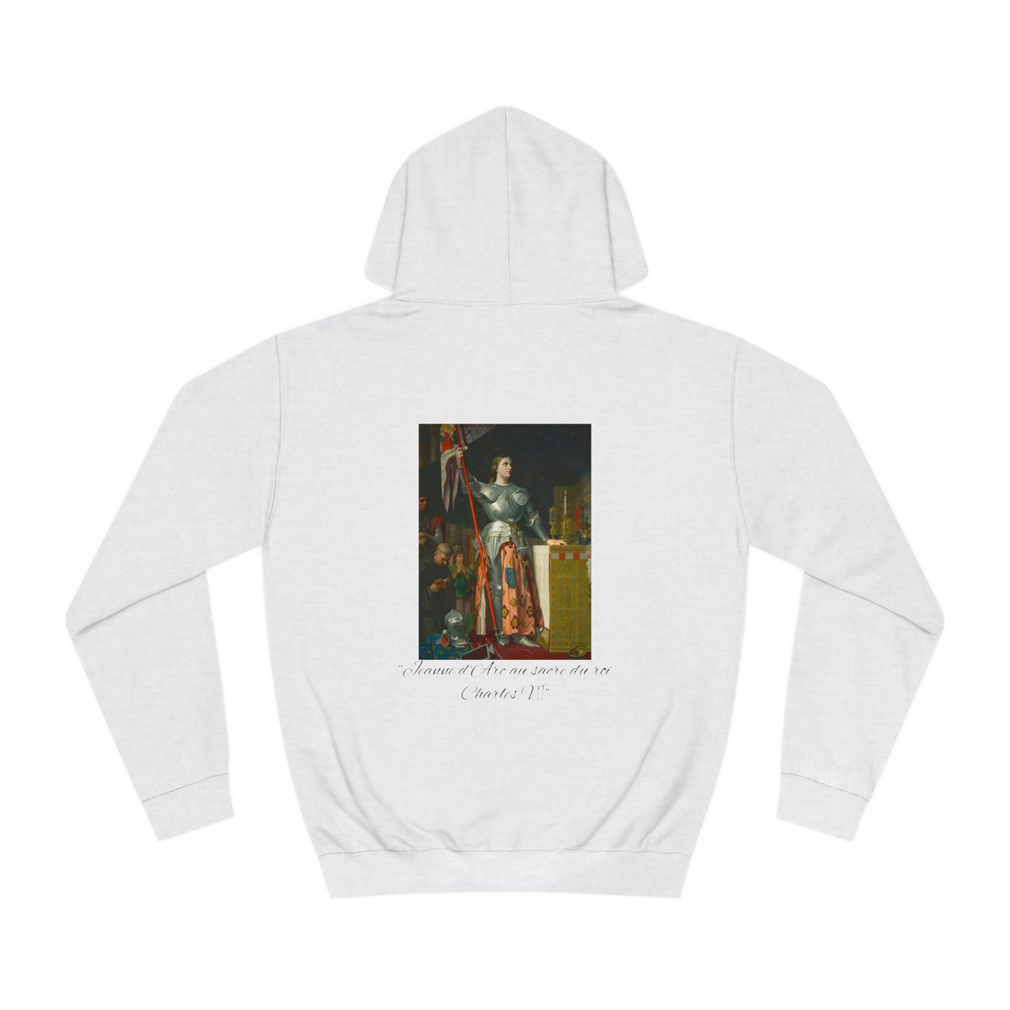 Sweat à capuche - "Jeanne d'Arc au sacre du roi Charles VII"