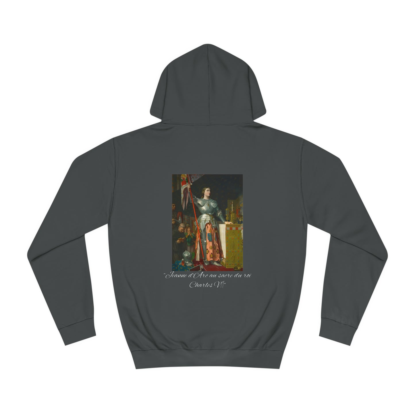 Sweat à capuche - "Jeanne d'Arc au sacre du roi Charles VII"