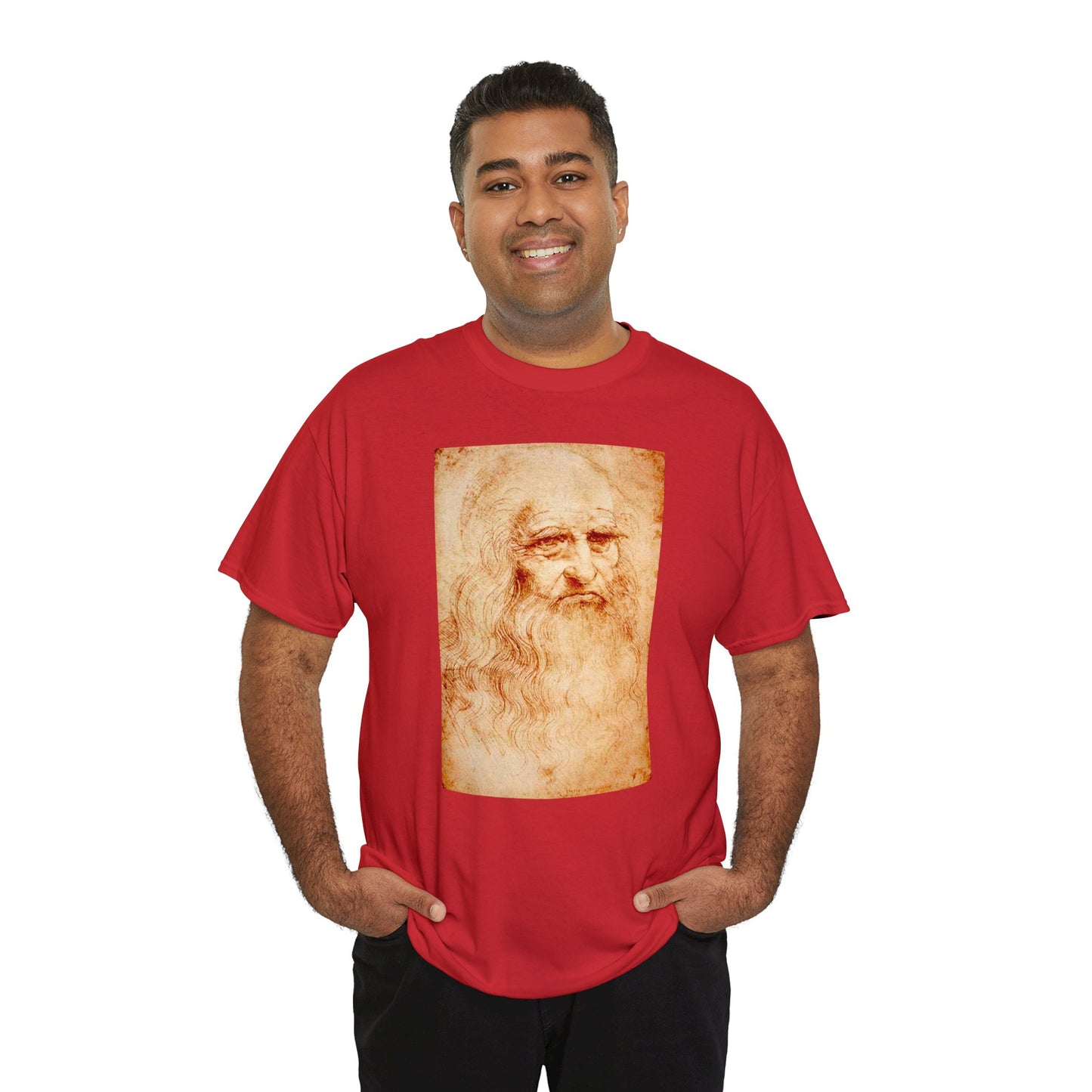 T-shirt - "Autoportrait (Léonard De Vinci)"