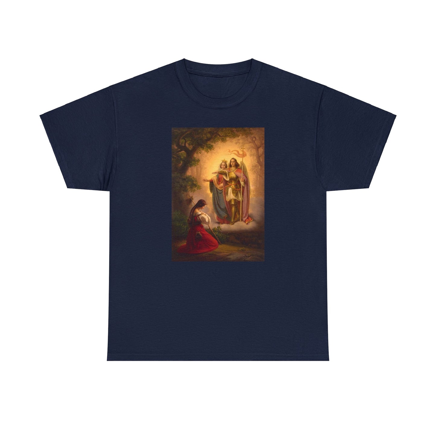 T-shirt - "Apparition de Sainte Catherine et Michel à Jeanne d'Arc"