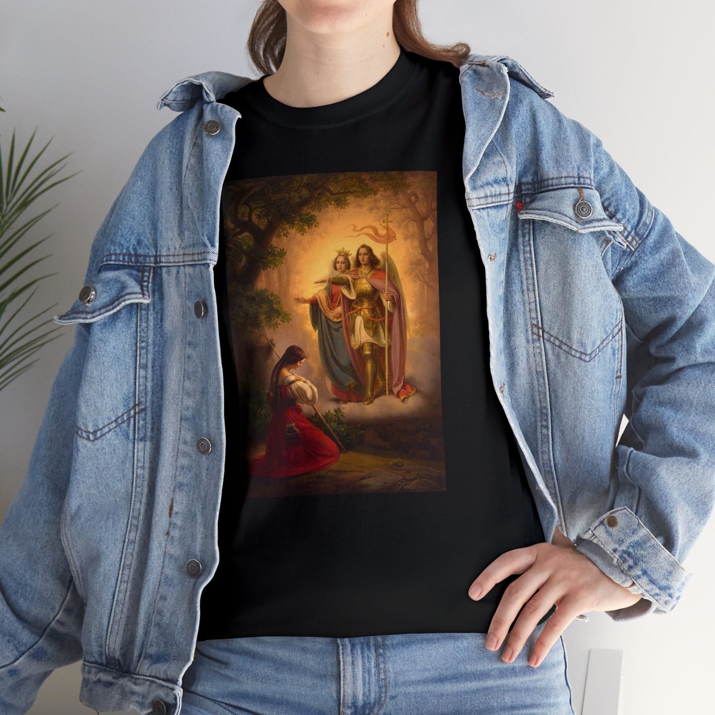 T-shirt - "Apparition de Sainte Catherine et Michel à Jeanne d'Arc"