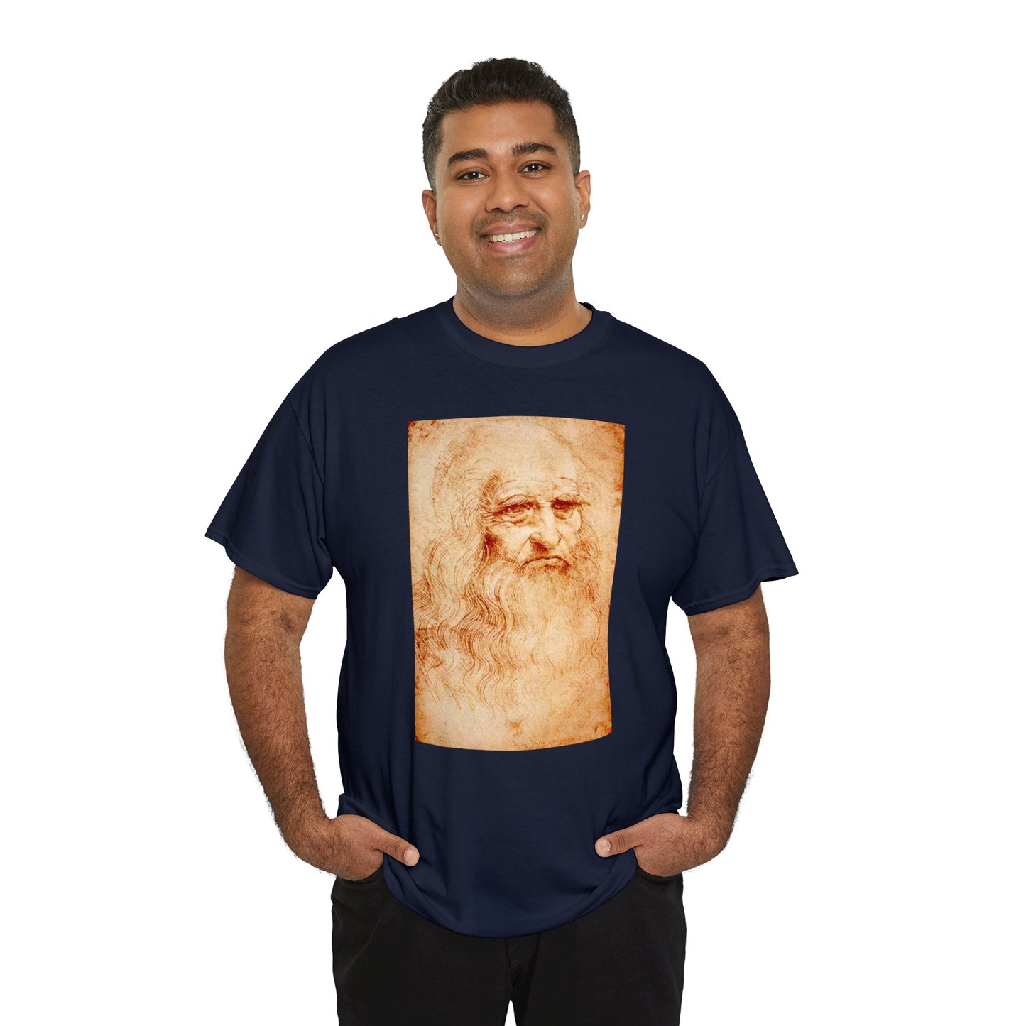 T-shirt - "Autoportrait (Léonard De Vinci)"