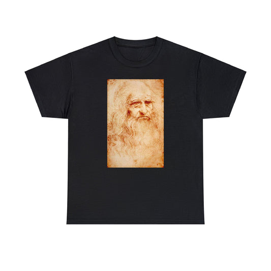 T-shirt - "Autoportrait (Léonard De Vinci)"