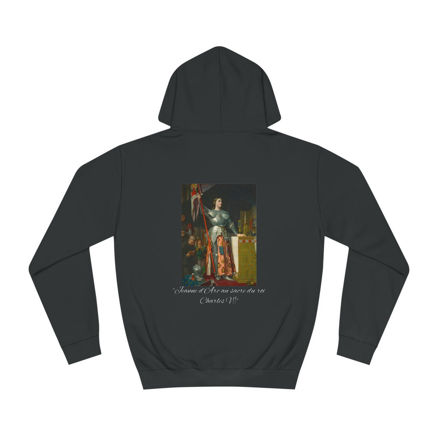 Sweat à capuche - "Jeanne d'Arc au sacre du roi Charles VII"