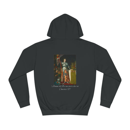 Sweat à capuche - "Jeanne d'Arc au sacre du roi Charles VII"